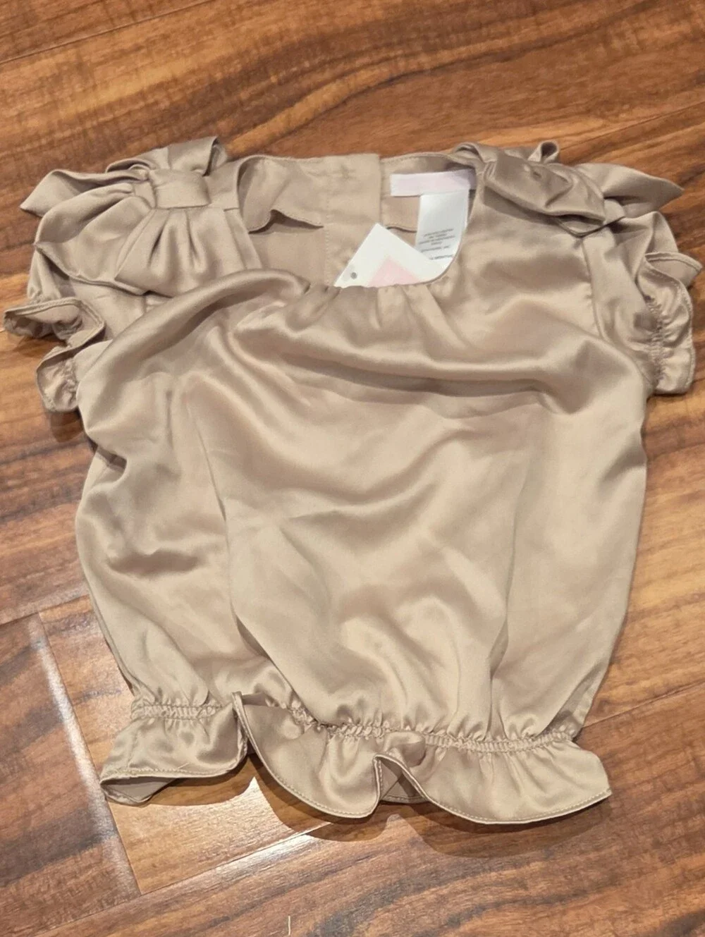 Janie & Jack NWT 18-24 Month Gold Top, Velvet Skirt, Embroidered Cardigan, Socks